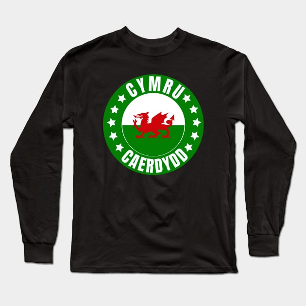 Cardiff Scotland Long Sleeve T-Shirt by footballomatic